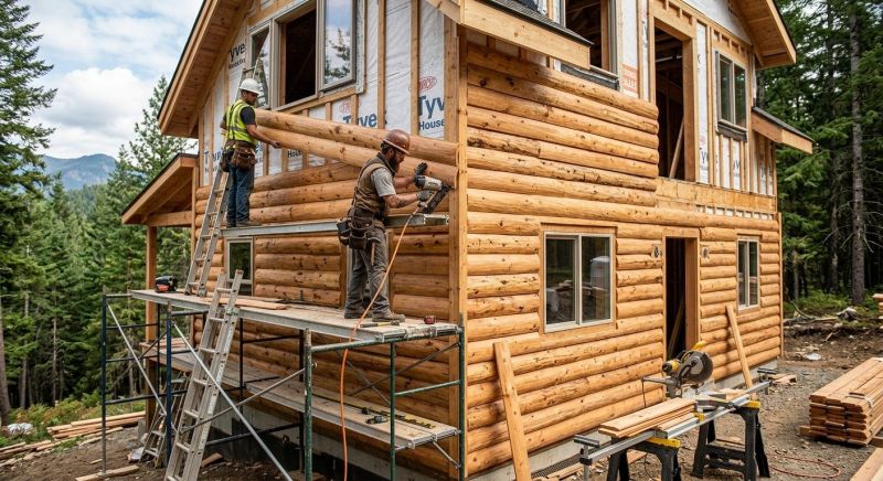 Log Siding Replacement in Fairfield County, CT